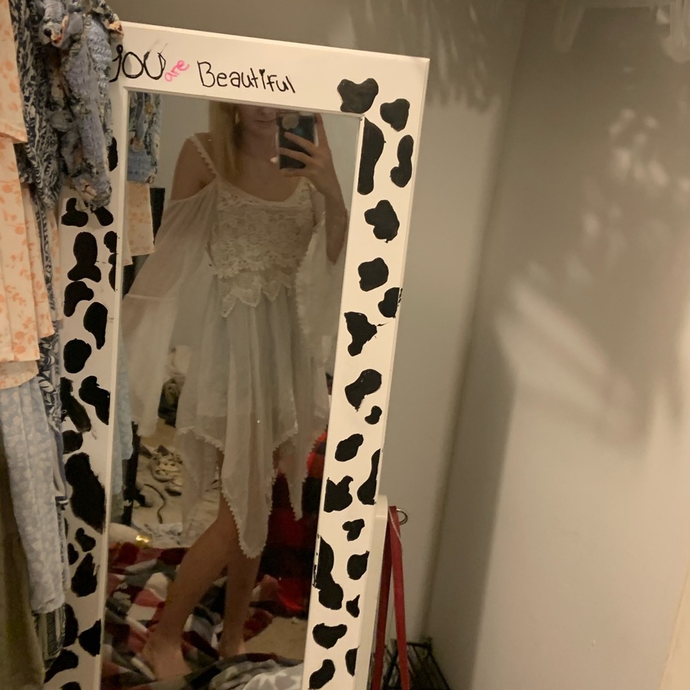 Altar’s State white vintage dress size small